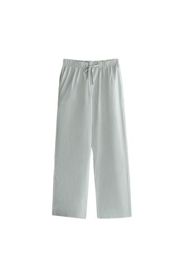 PANTALÓN LARGO RAYAS - rayas de Zara