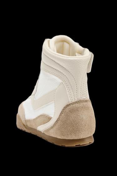 HOHER SNEAKER - Gebrochenes Weiß von Zara