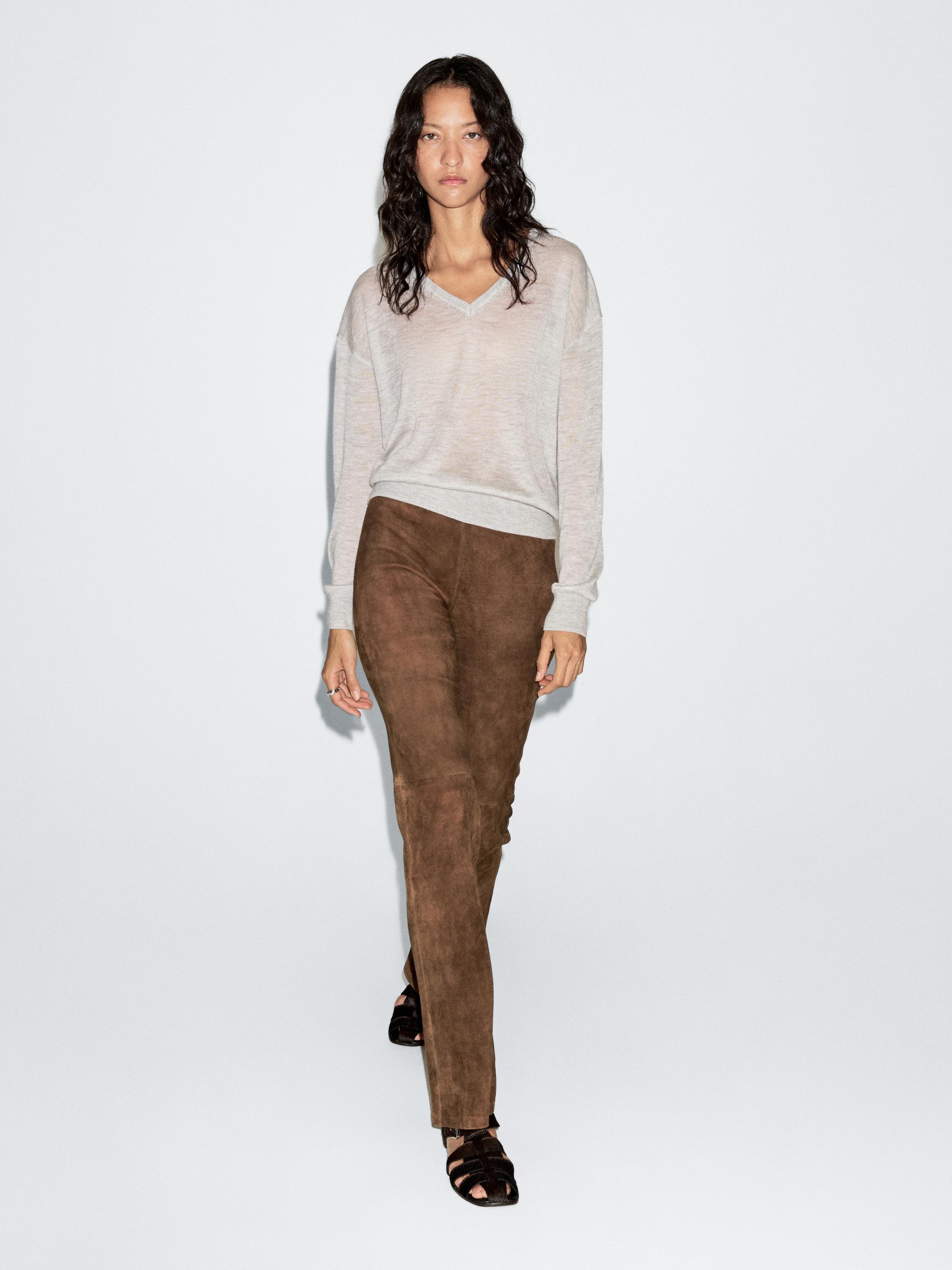 100% cashmere fine knit sweater