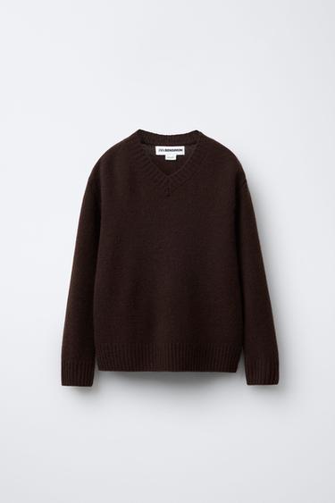 Zara WOOL AND CASHMERE JUMPER BENSIMON ® X ZARA  - Brown