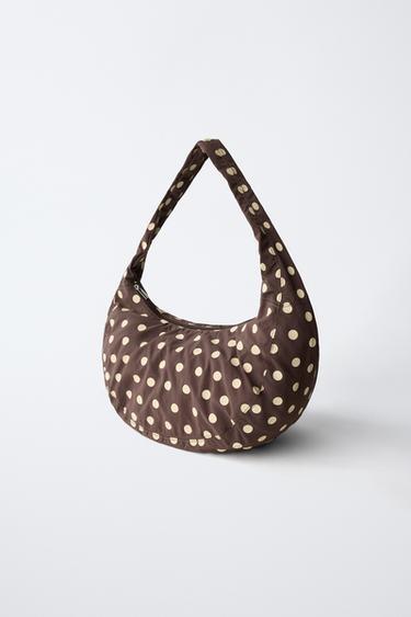 SAC À BANDOULIÈRE TAUPE - Marron de Zara - Image 1