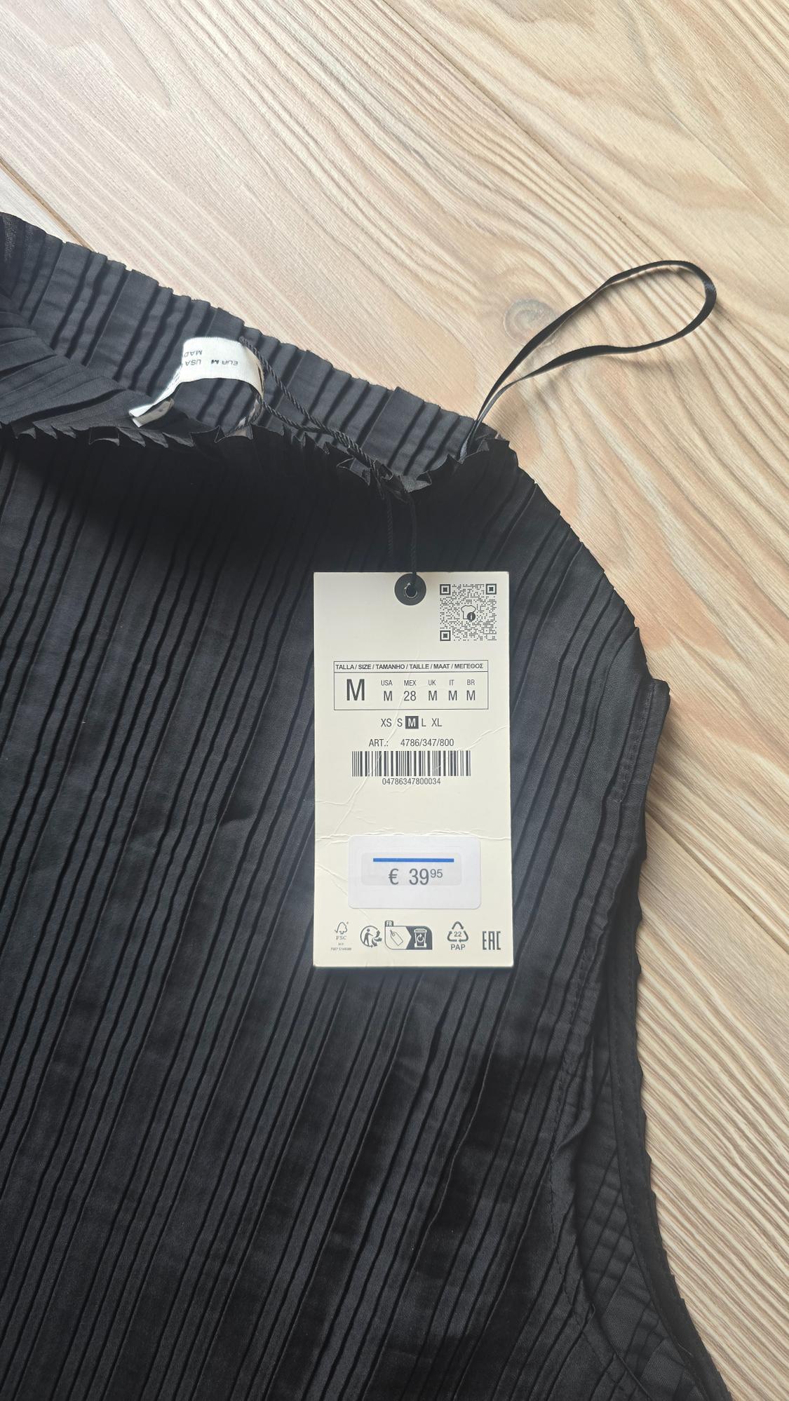ZW COLLECTION PLEATED SHIRT - Image 2