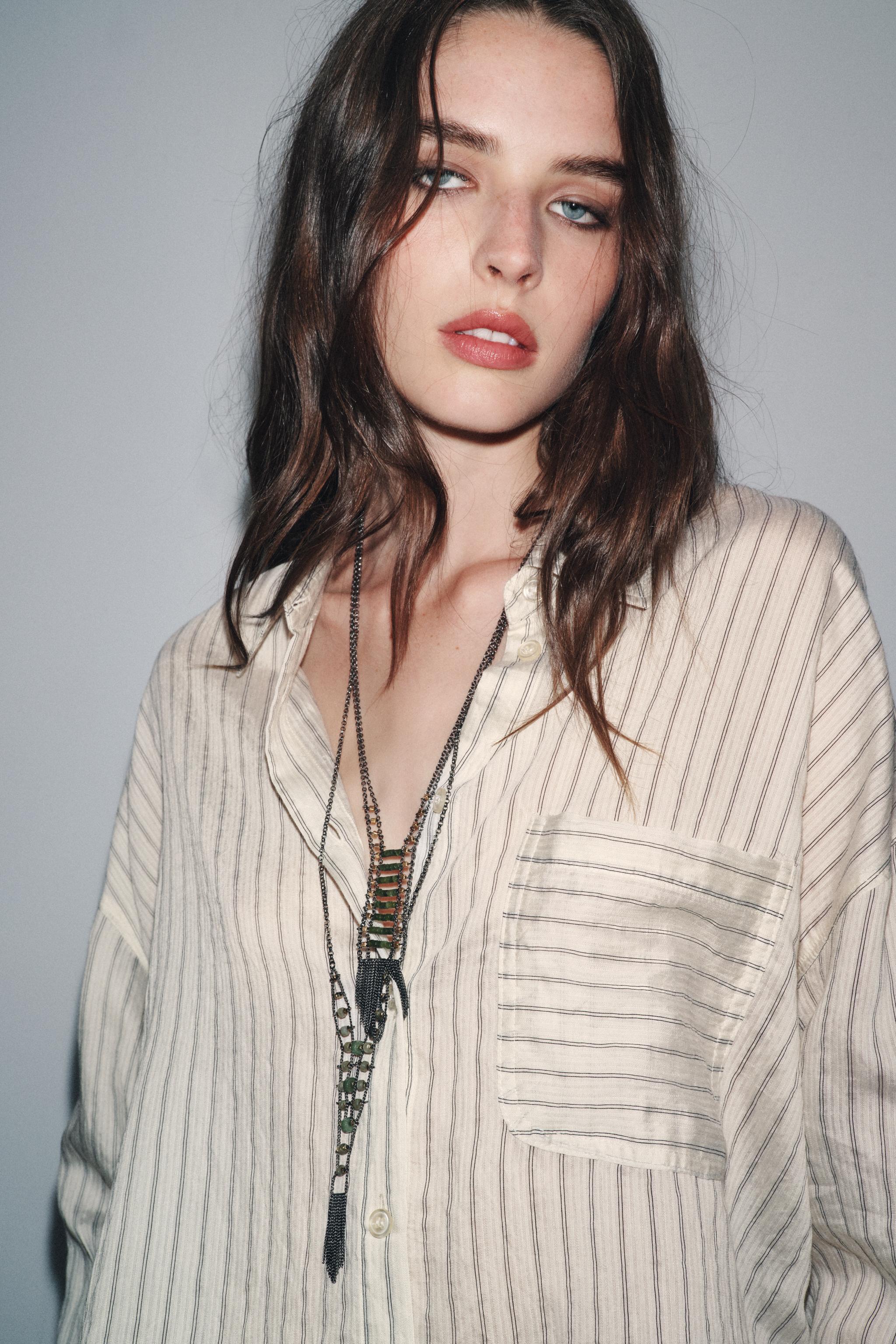 ★ドイツ発*ZARA*新作*レジンマルチビーズネックレス★ マルチビーズネックレス2本セット - ボルドー | ZARA Japan / 日本