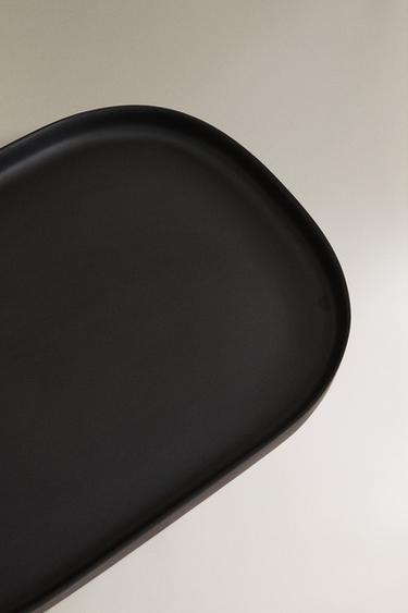 LARGE BLACK RESIN TRAY - Black by Zara - Image 2