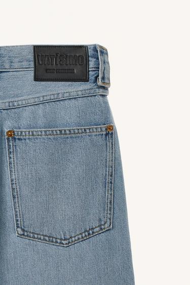 JEAN JAMBE LARGE TAILLE NORMALE WILLY CHAVARRIA X ZARA - Bleu clair de Zara - Image 4