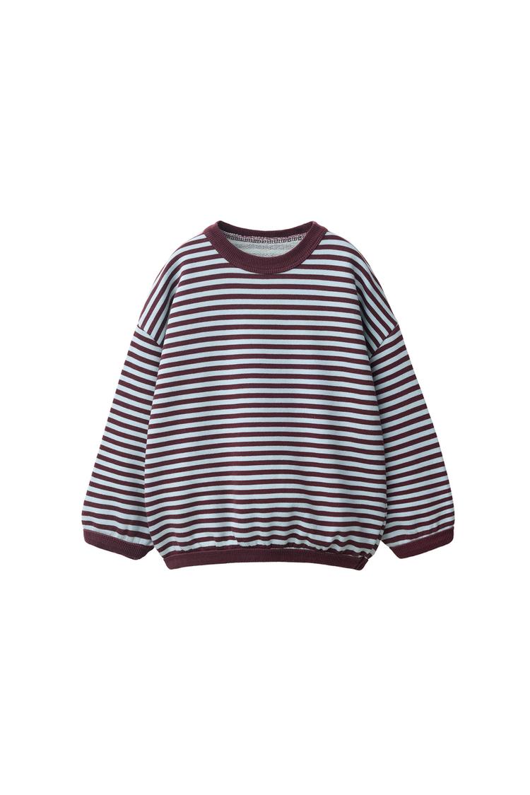 Sudadera estampado rayas