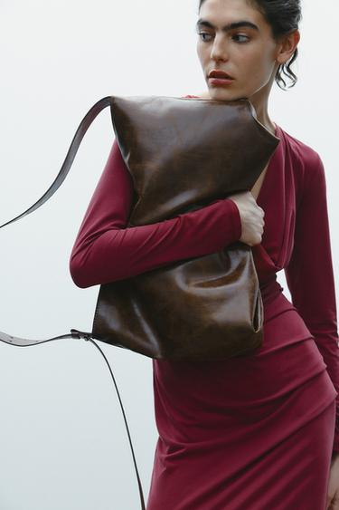 SHOPPER - Dunkles Rostbraun von Zara
