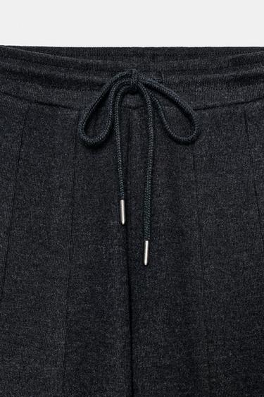 PANTALON BALLON CÔTELÉ SOFT - Gris foncé de Zara - Image 4