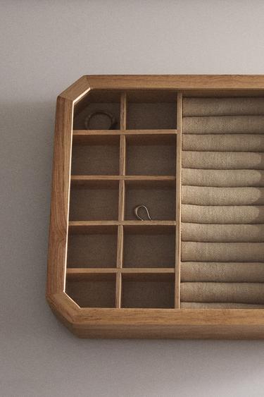 BOÎTE À BIJOUX BOIS - Beige clair de Zara - Image 4