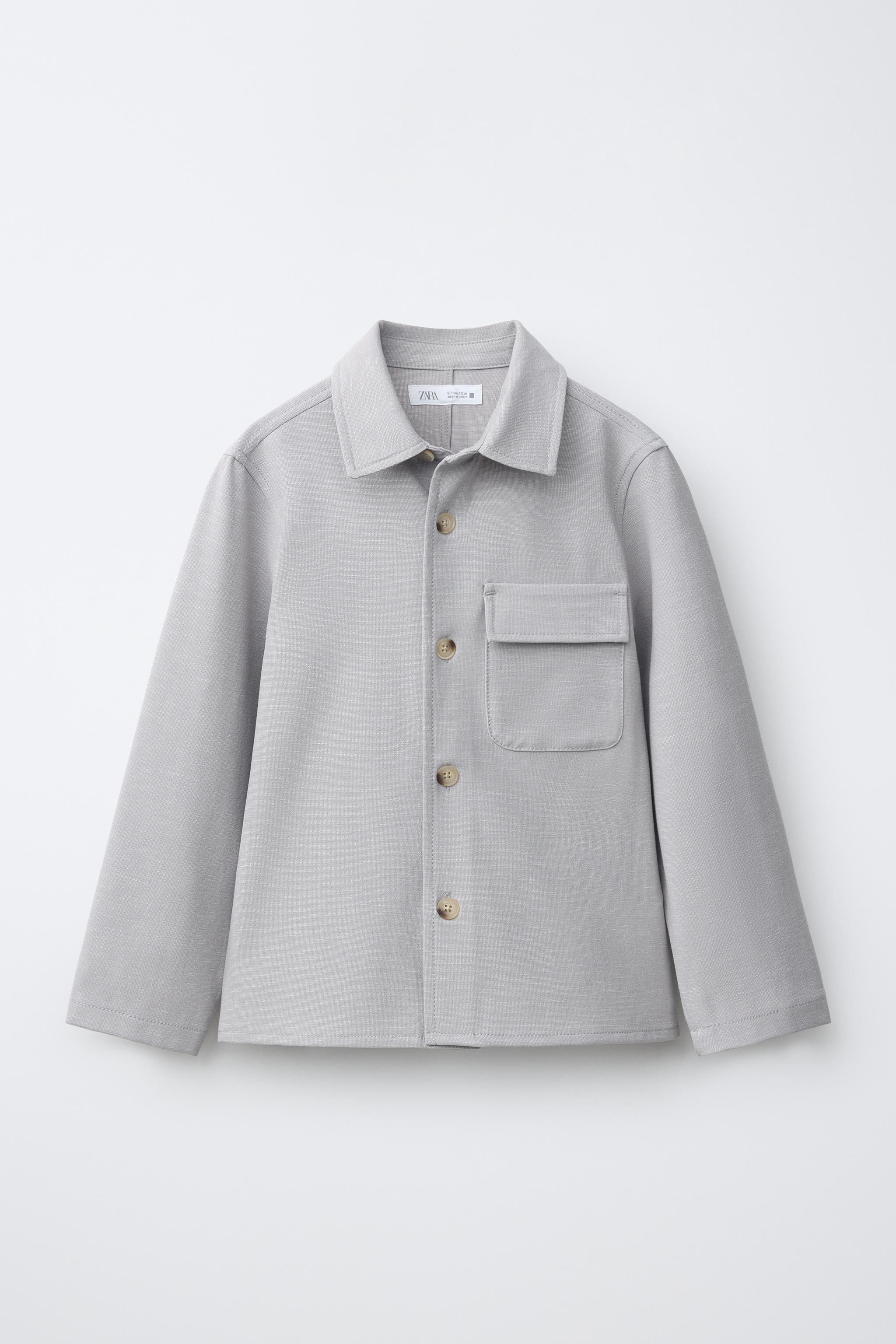 Детские рубашки Zara POCKET OVERSHIRT — фото 2