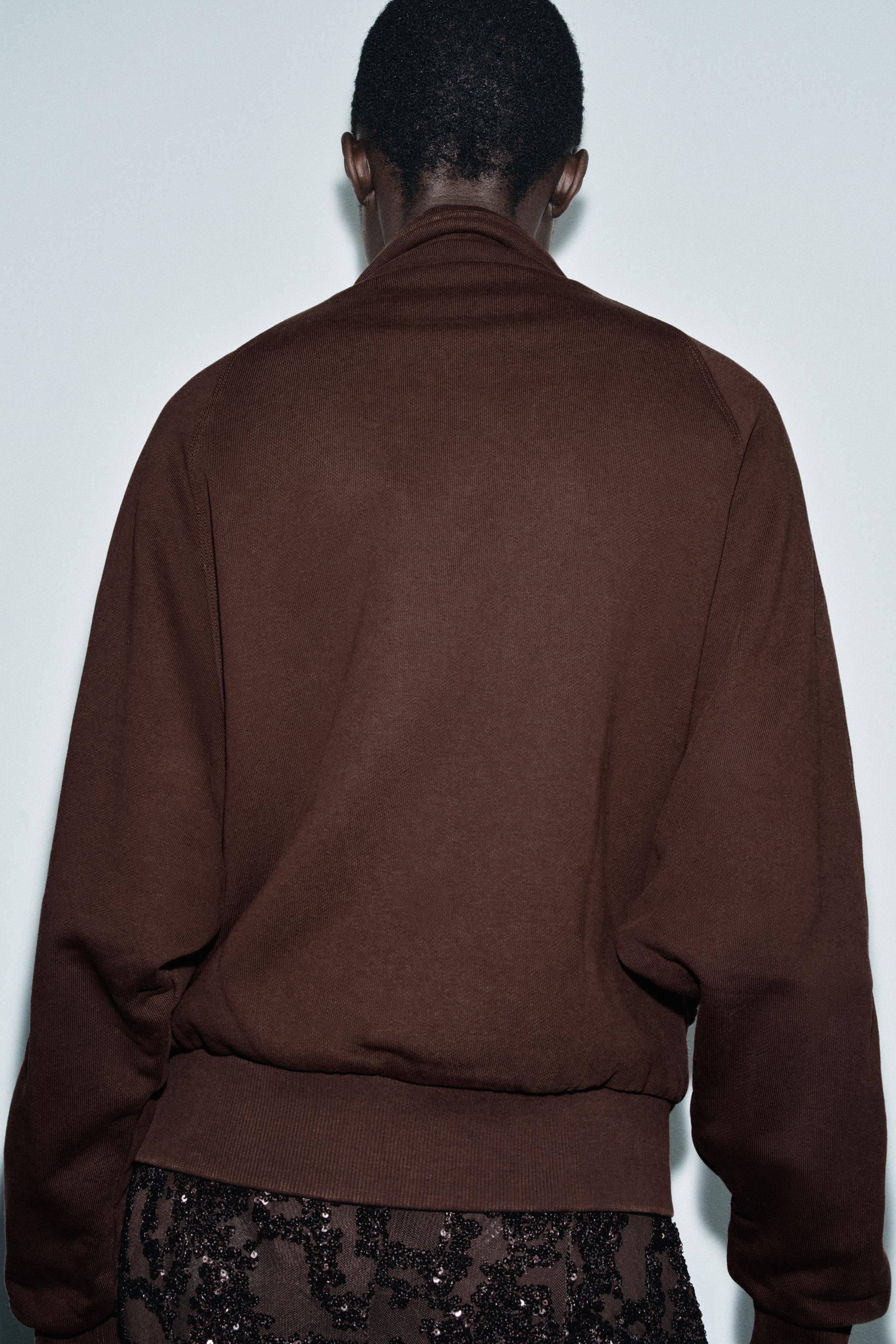 WASHED EFFECT FLEECE JACKET