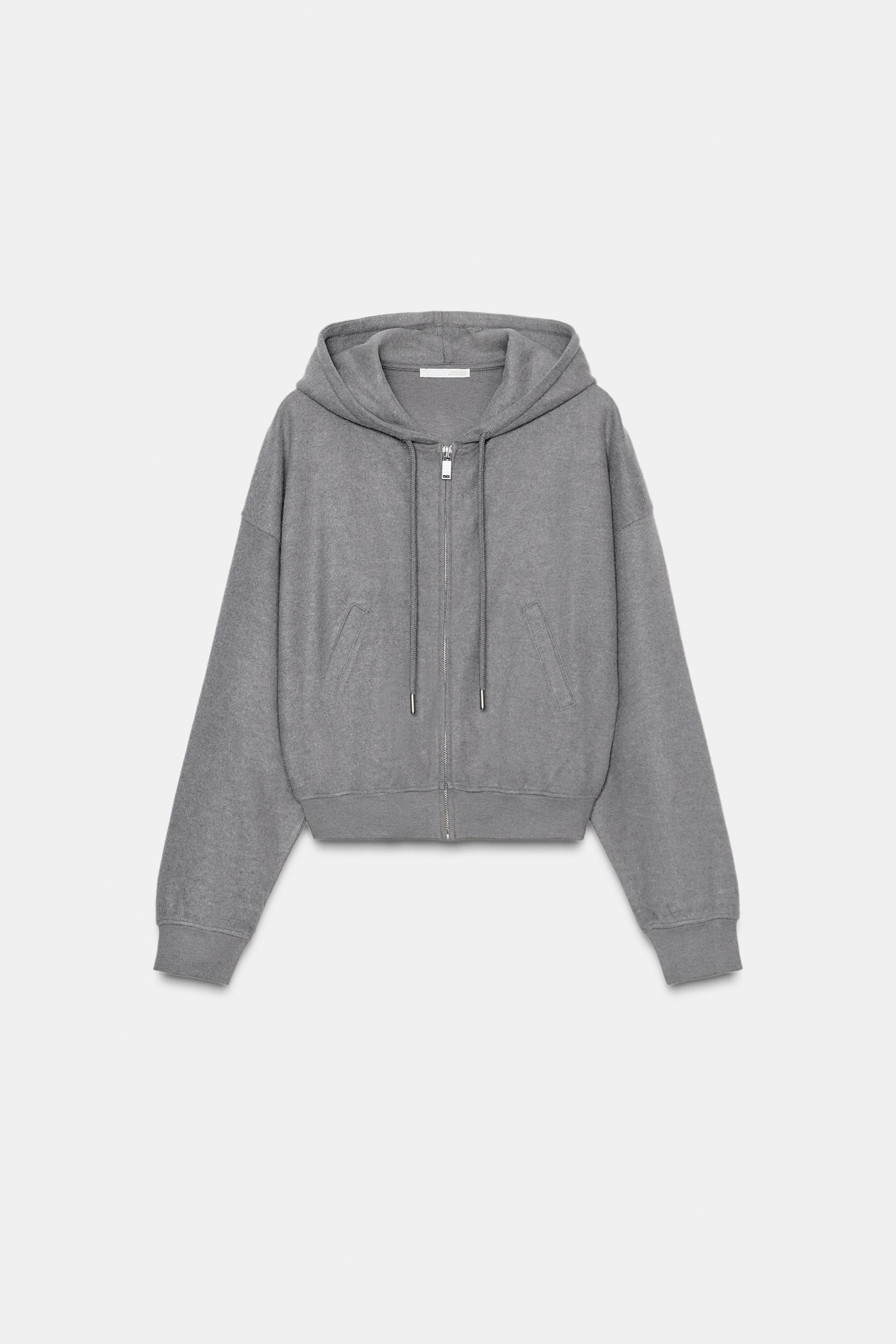SOFT RIB HOODIE SWEATSHIRT