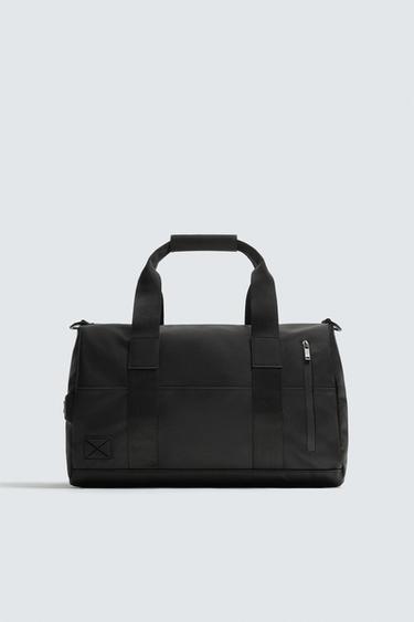 BOLSA DE VIAGEM COM TEXTURA - Preto da Zara