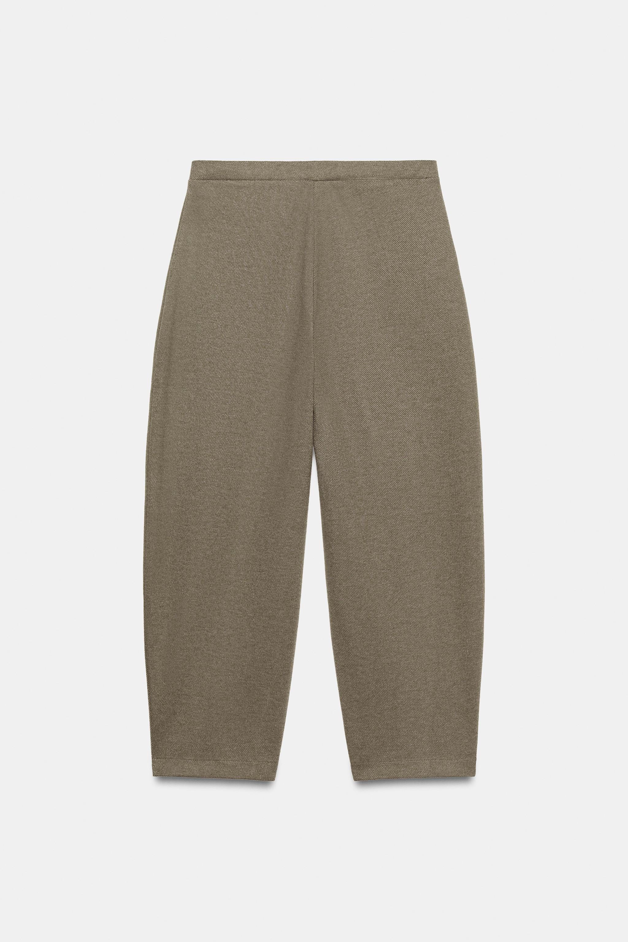 Женские брюки Zara SOFT CARROT PANTS — фото 7