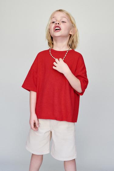 برمودا DENIM BAGGY - خَام الخاص بـ Zara