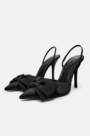 BOW HEEL SHOES - Black by Zara