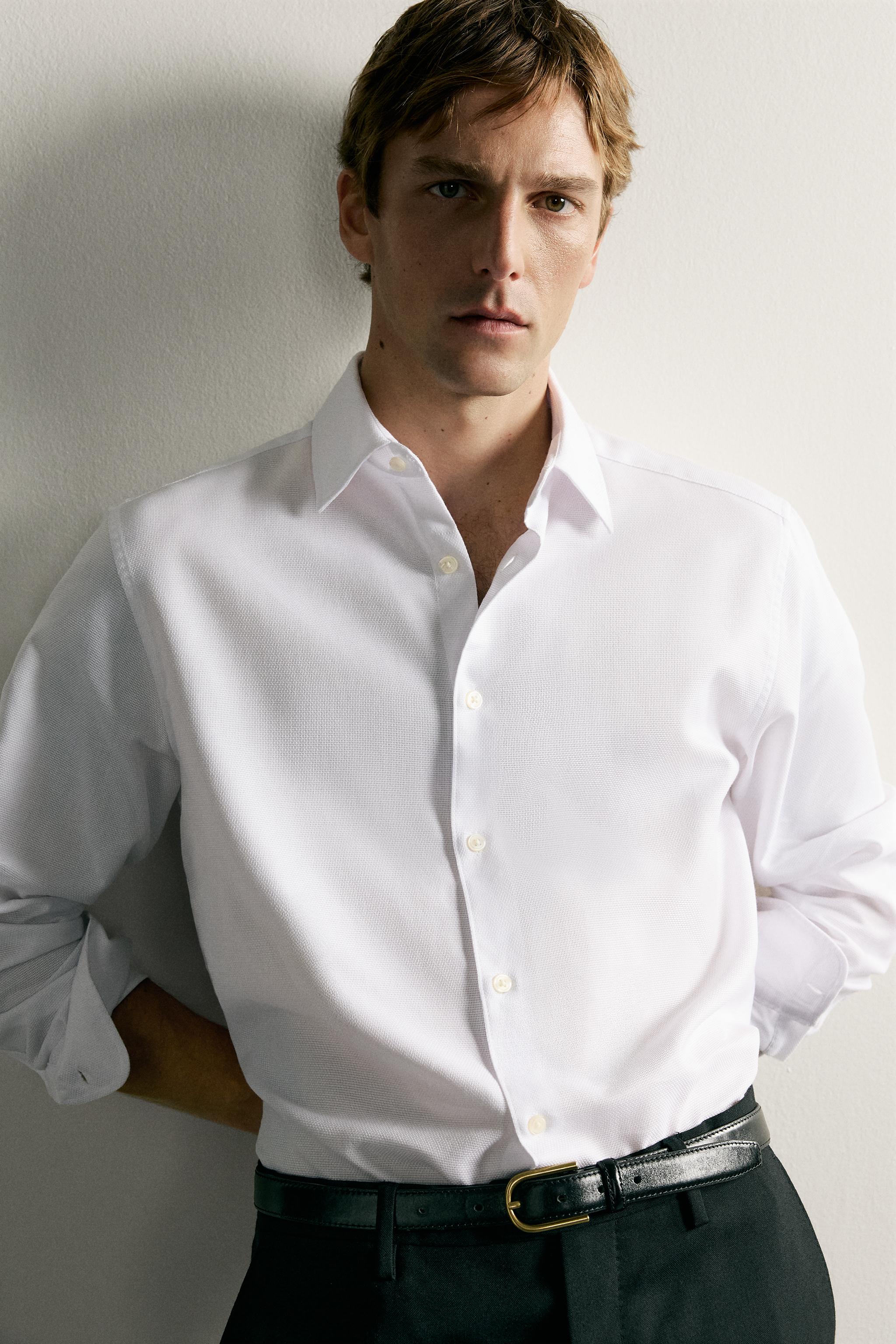 EASY CARE TEXTURED SHIRT