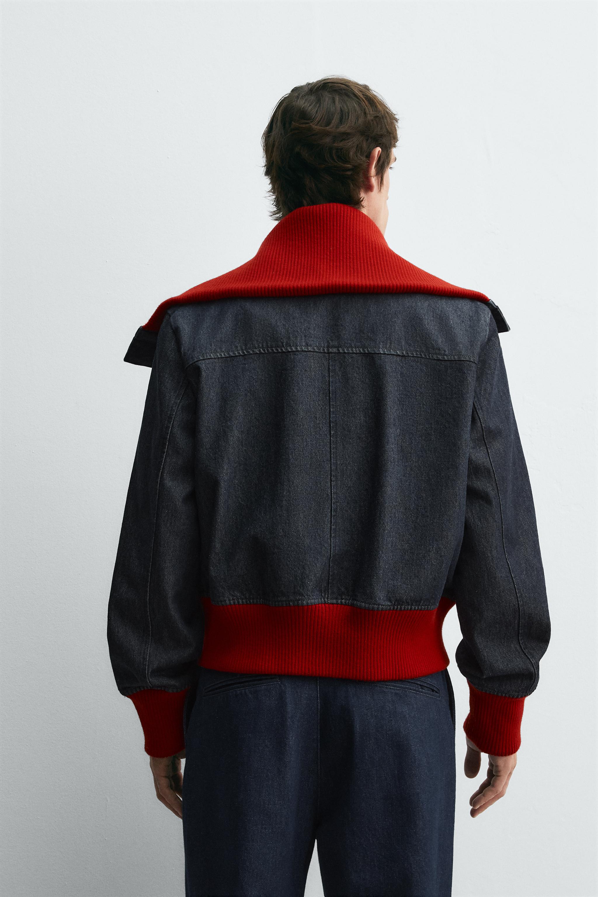 ZARA×Harry Lambert デニムジャケット デニムリブジャケット HARRY LAMBERT FOR ZARA X DISNEY