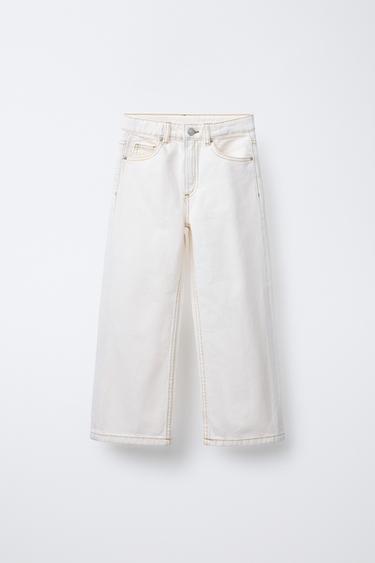 JEANS WIDE LEG - Crudo de Zara - Imagen 0