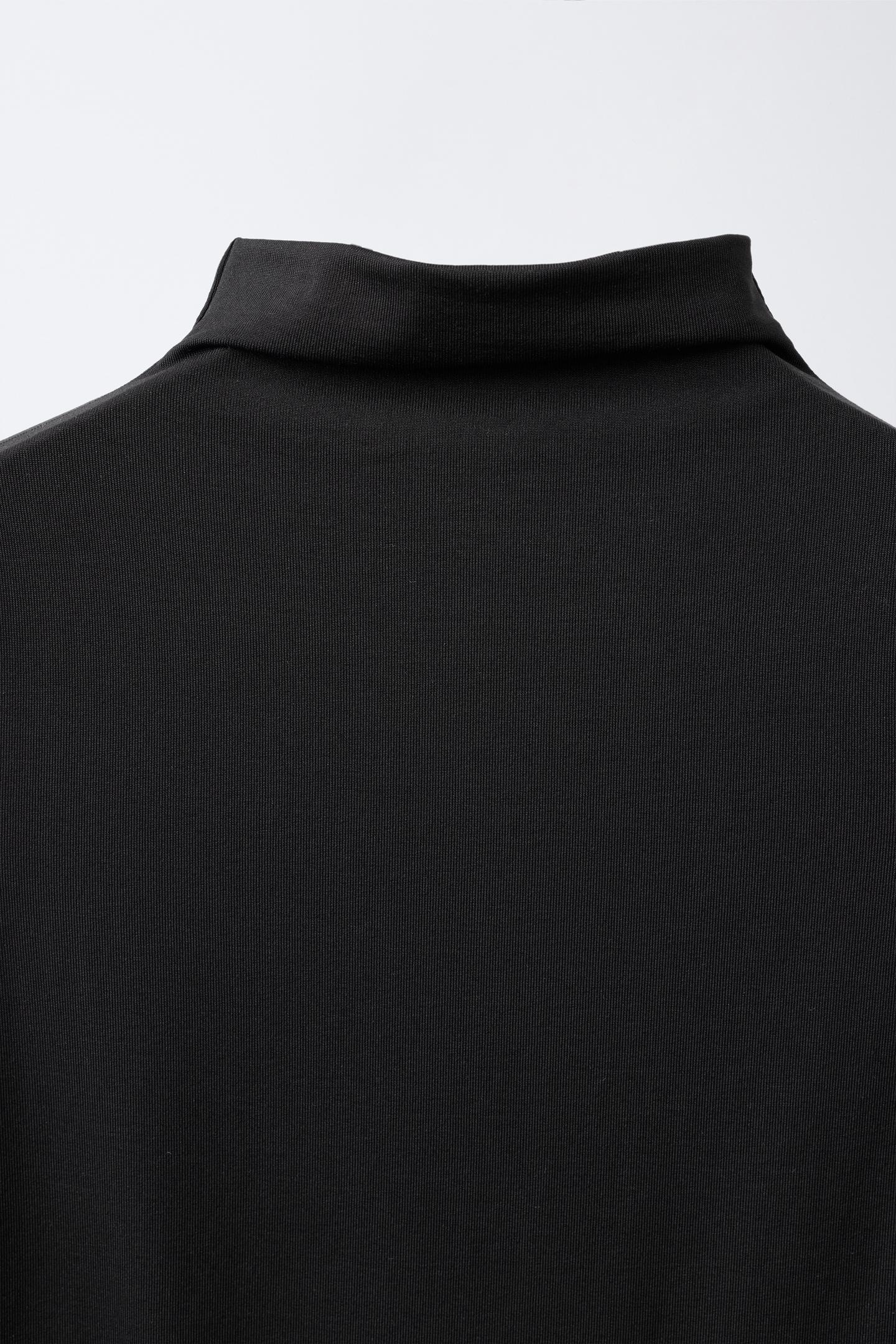 Боди Polyamide для детей, длинный рукав — Zara, цвет: Чёрный — фото 3