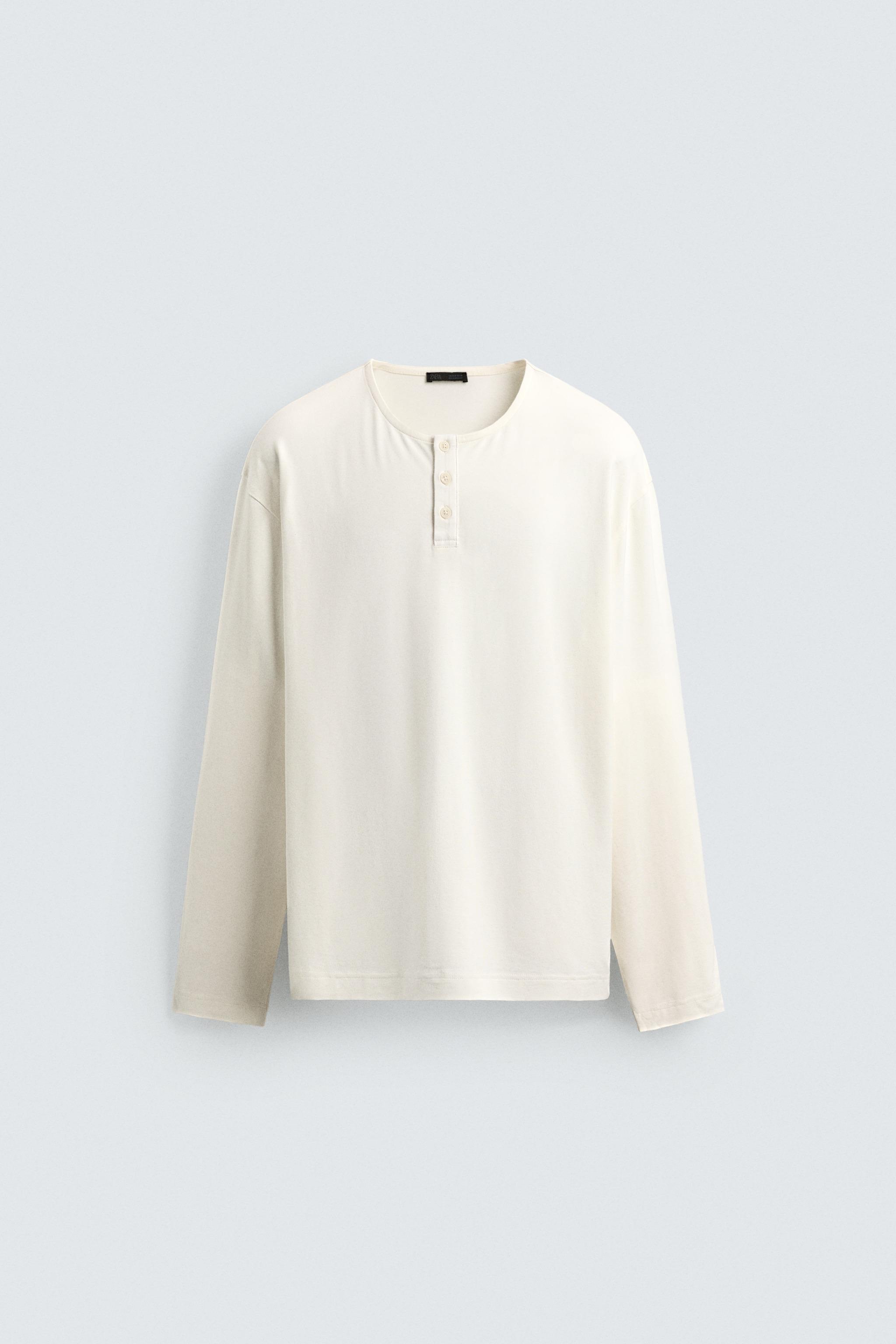 ENSEMBLE DE PYJAMA COL TUNISIEN COMBINÉ À RAYURES