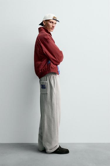 PANTALON JOGGER COUPE LARGE CHAMPION ® X ZARA - Gris chiné de Zara - Image 3