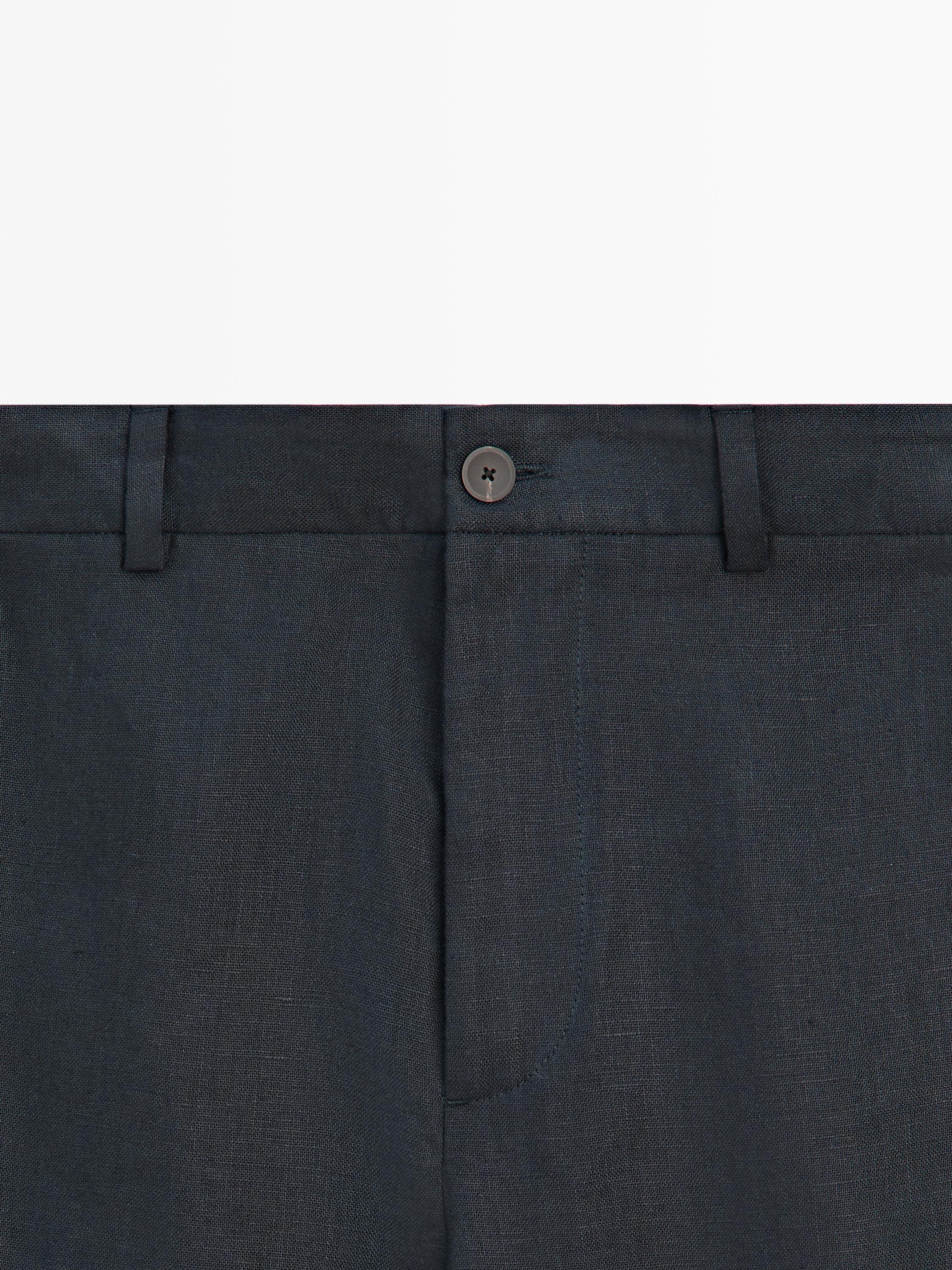 Lightweight linen trousers