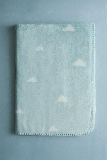 COPERTA BAMBINI IN PILE A NUVOLLE - Blu chiaro di Zara