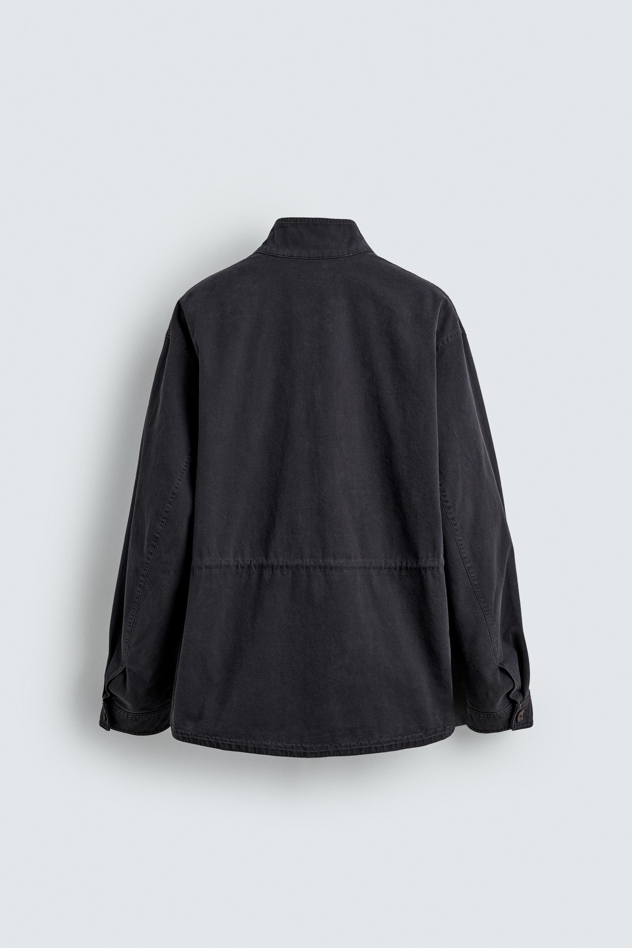 BLOUSON LAVÉ POCHES UTILITY