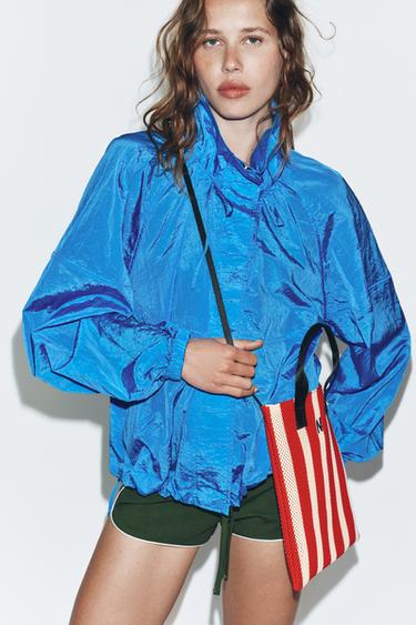 Zara MINI SHOPPER WITH CUT-OUT EFFECT - Red