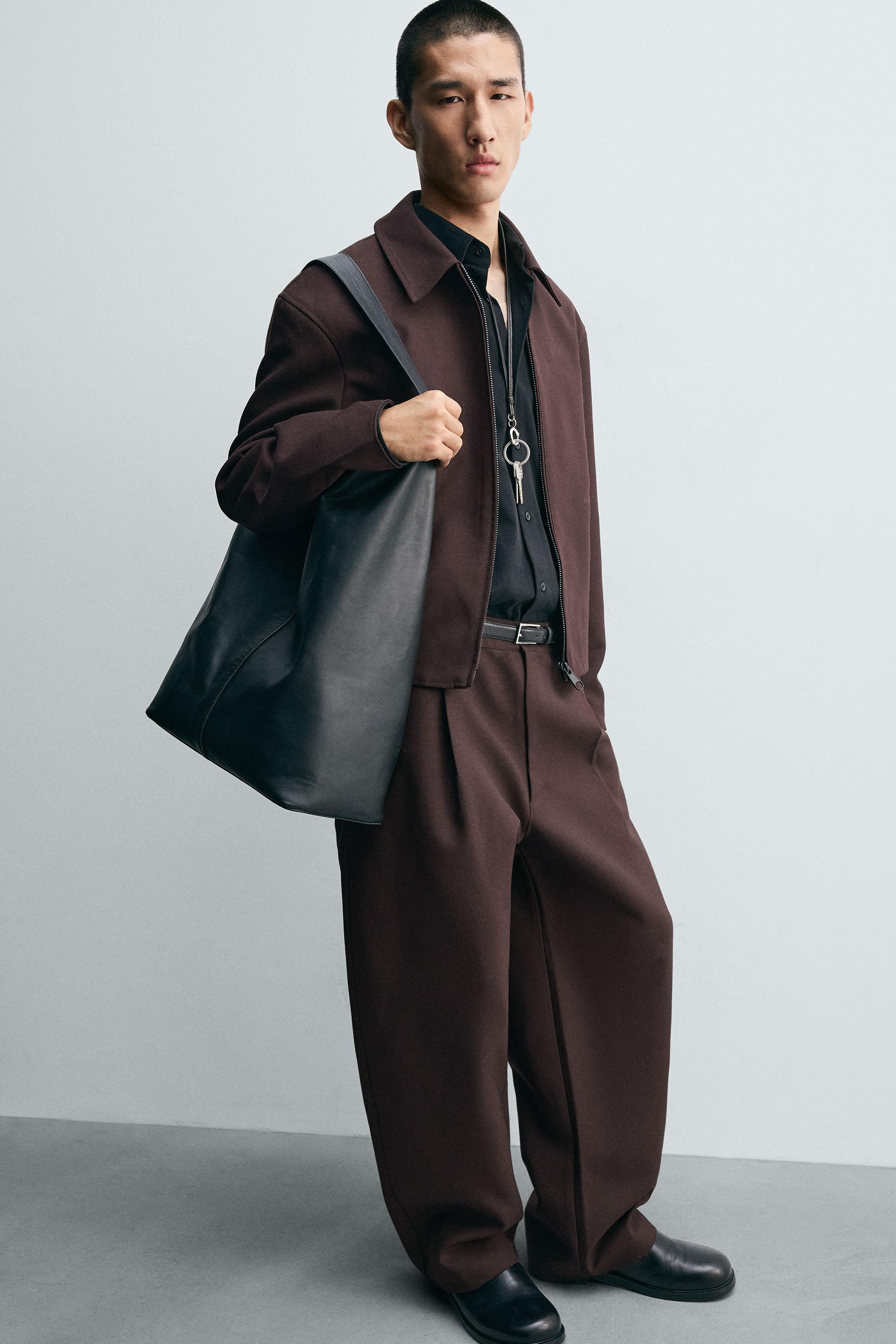 PANTALON BALLOON FIT À PLIS