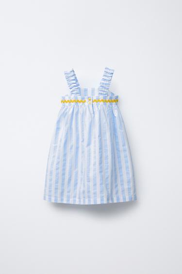 ROBE RAYÉE ONDULINE CASA LAWA © X ZARA KIDS - Bleu clair de Zara - Image 1