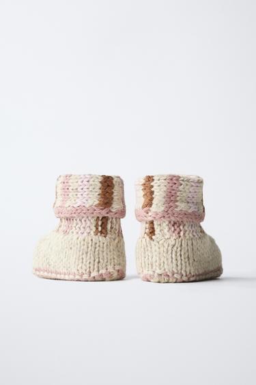 CHAUSSONS EN MAILLE - Rose de Zara - Image 4