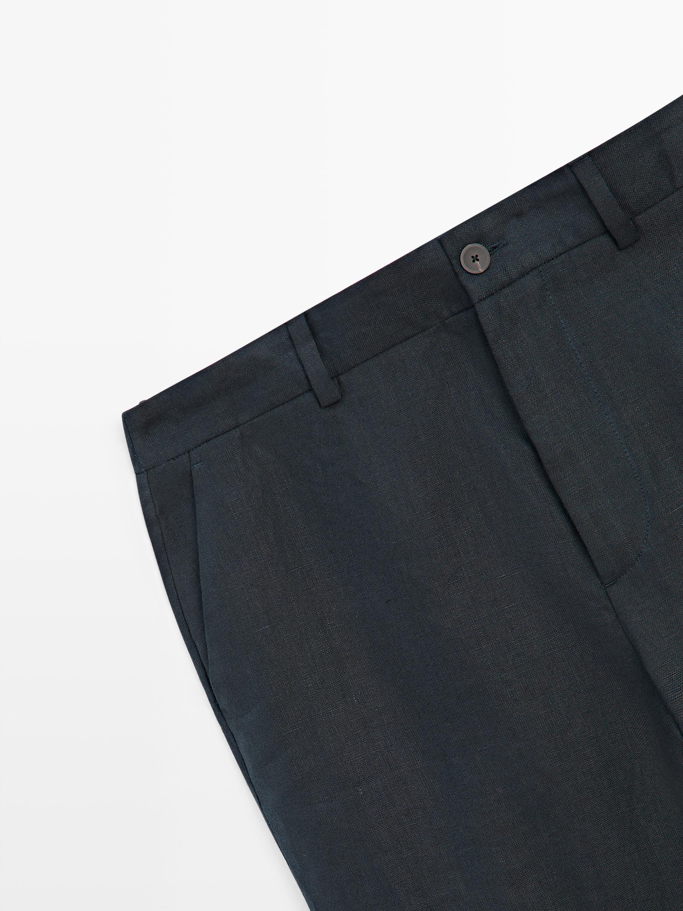 Lightweight linen trousers