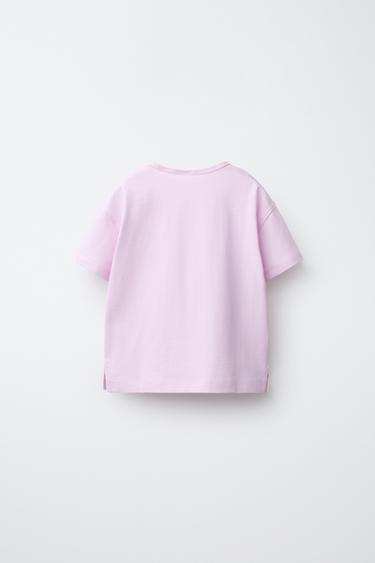 MAGLIETTA TINTA UNITA - Rosa chiaro di Zara