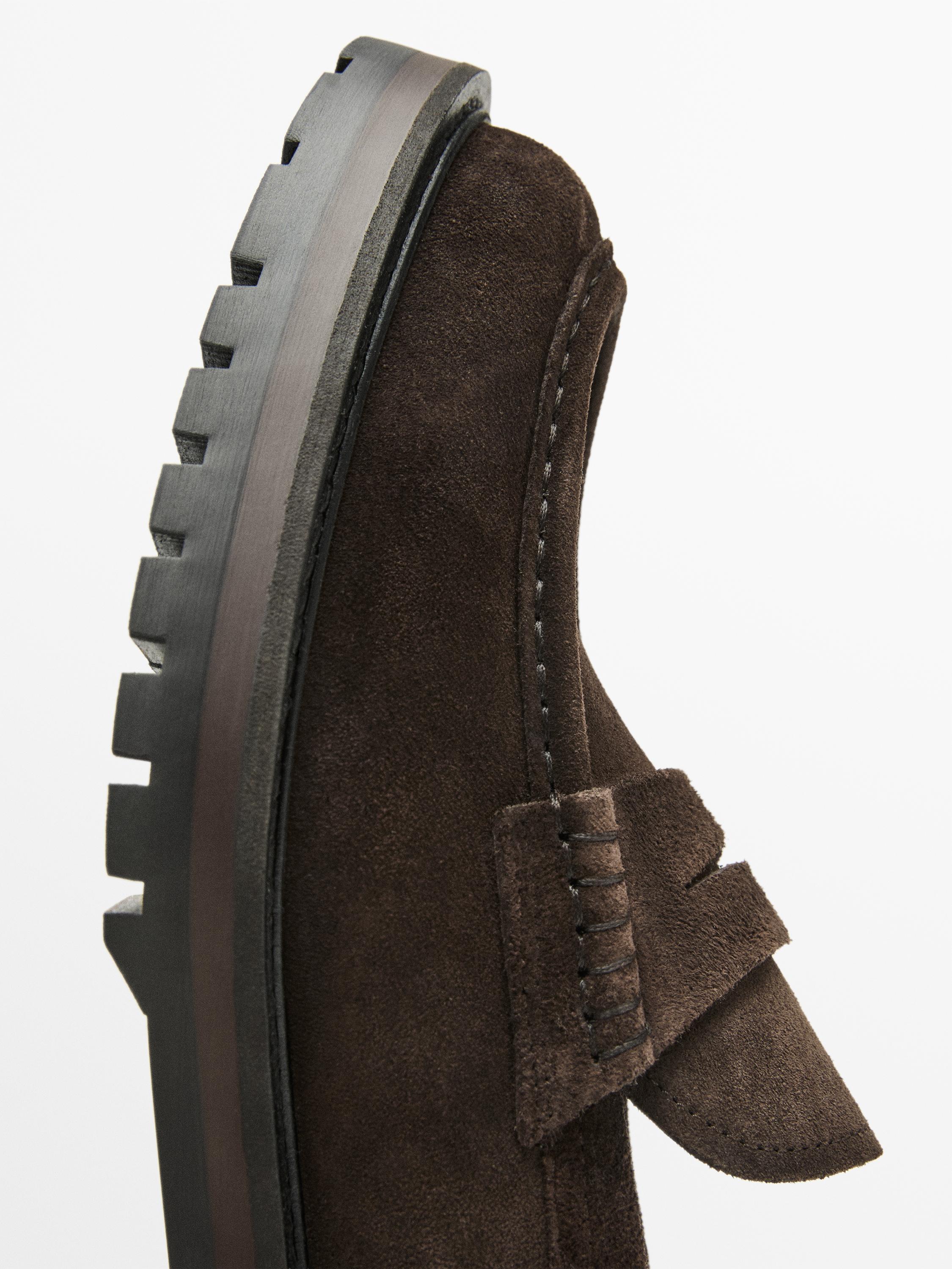 Mocassins masque et semelle crantée