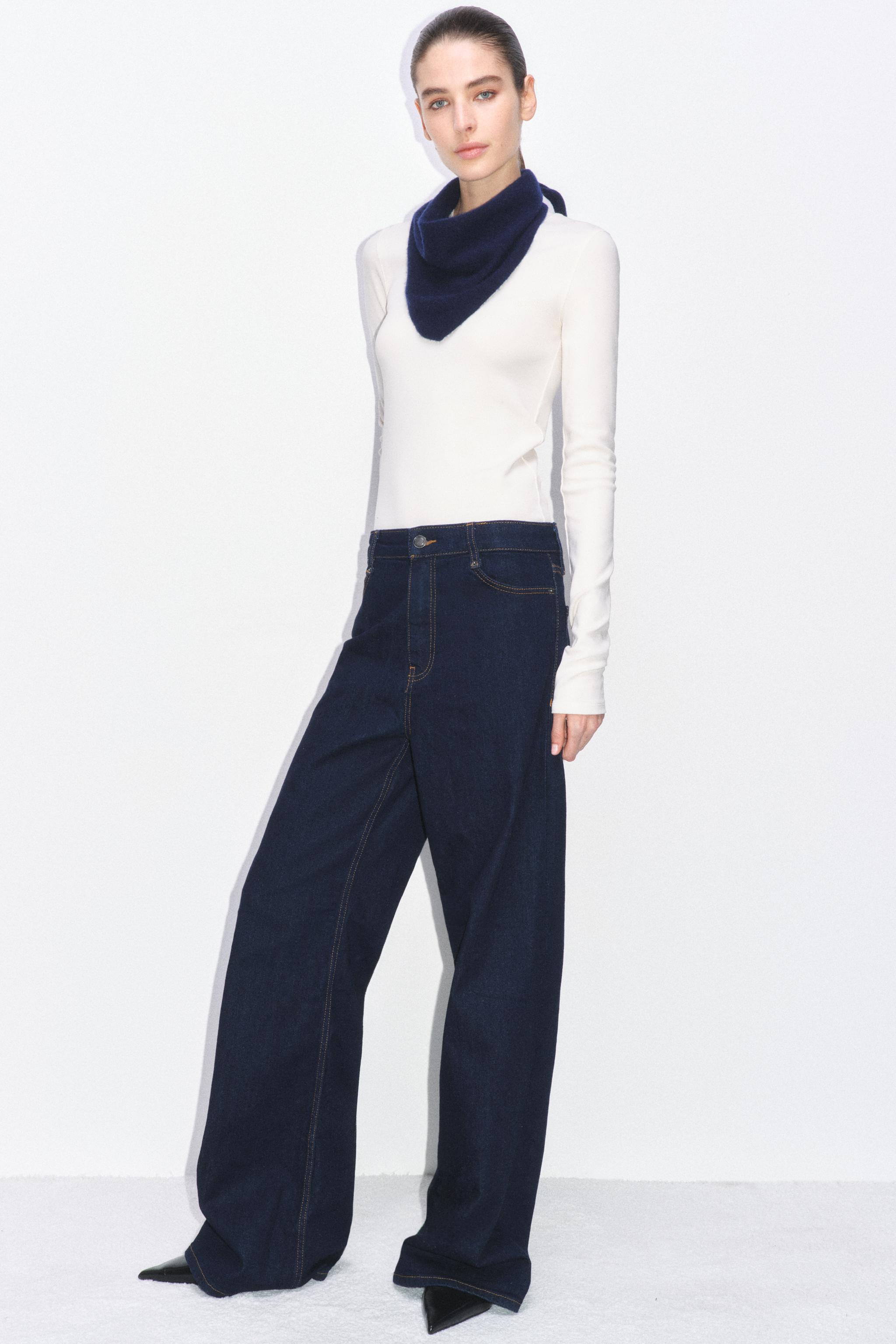 ZW COLLECTION HIGH-WAIST WIDE LEG JEANS
