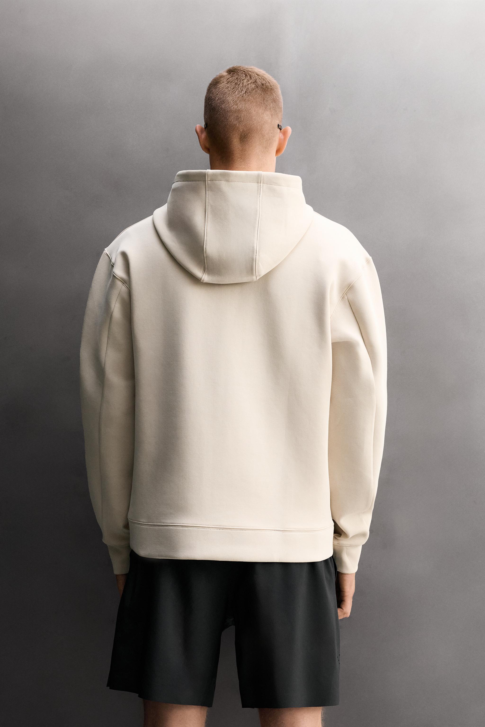 Zara TEKNİK KAPÜŞONLU SWEATSHIRT görsel 3
