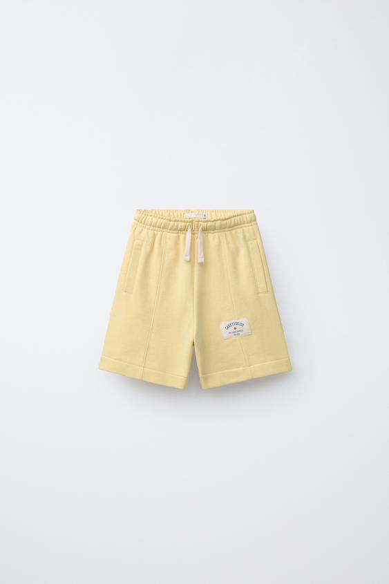 BERMUDA JOGGING - Amarillo de Zara - Imagen 0