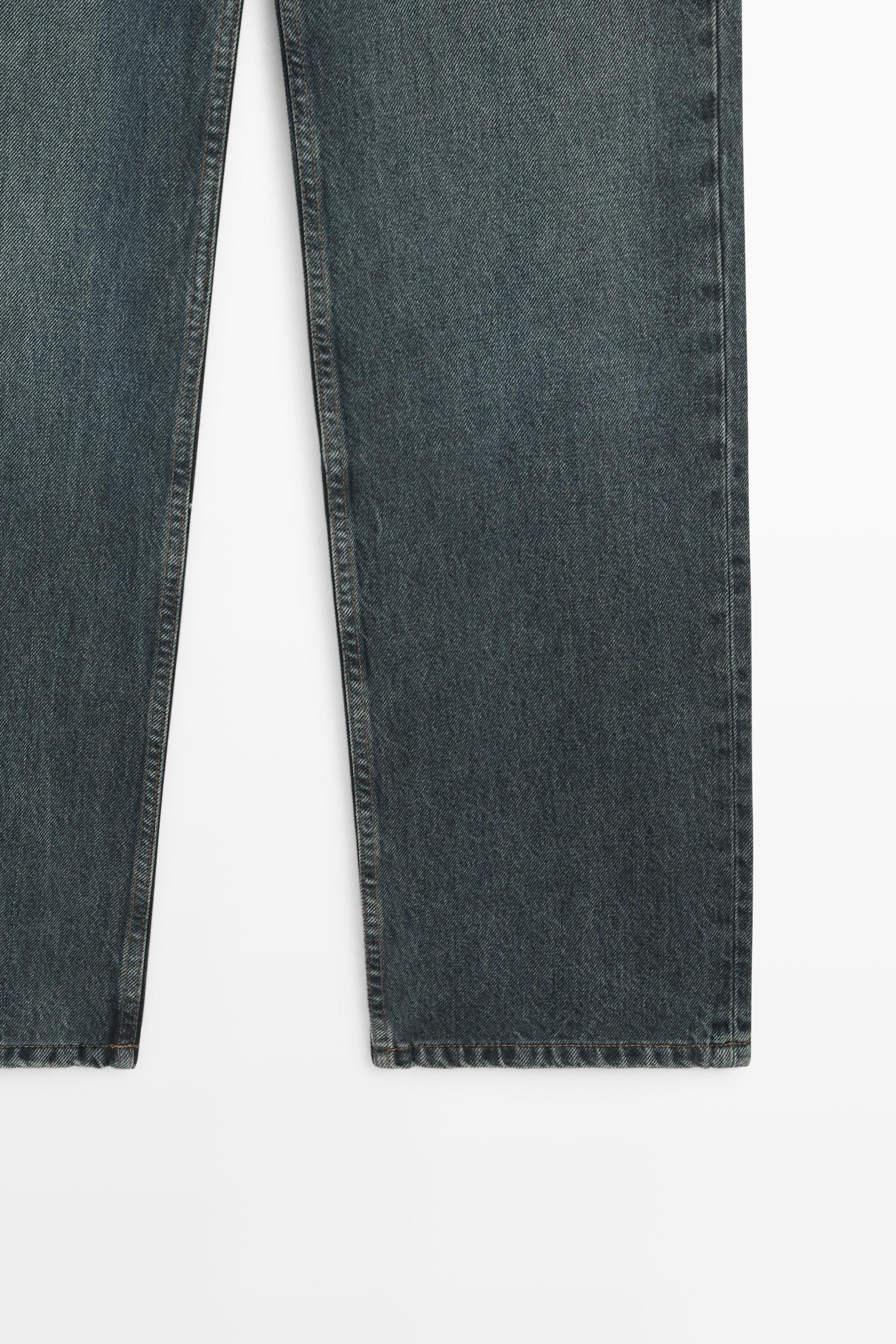 Jean straight taille basse
