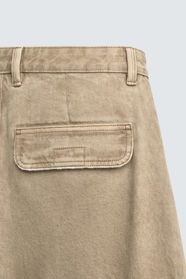 PANTALON CARGO COUPE BALLON - Beige de Zara - Image 9