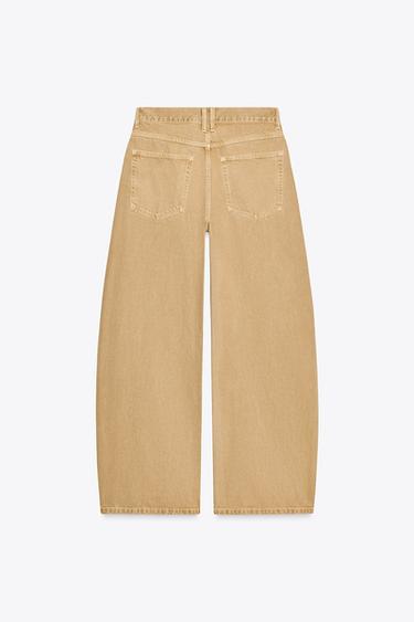 JEAN TRF BAGGY TAILLE BASSE - Ocre de Zara - Image 7