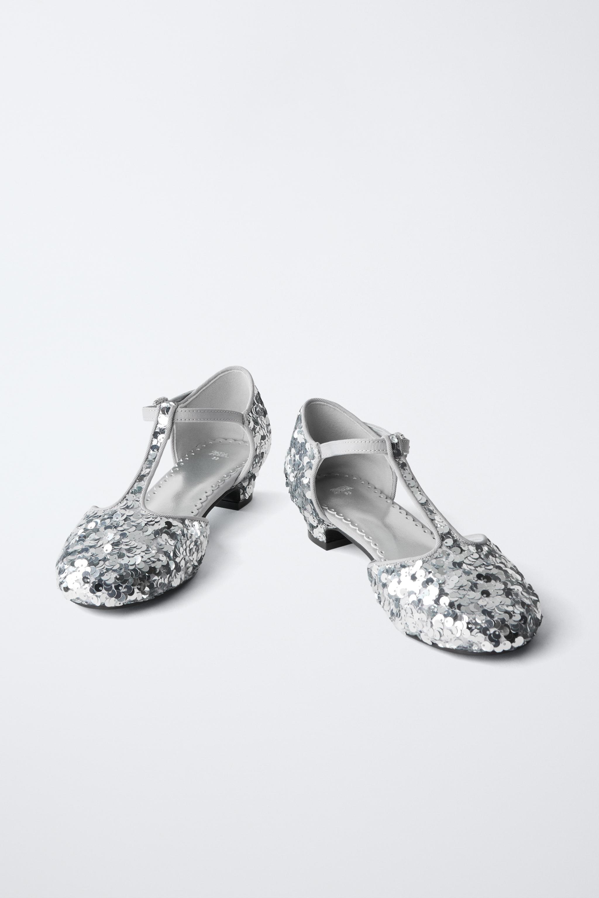 CHAUSSURES À TALONS PAILLETTES