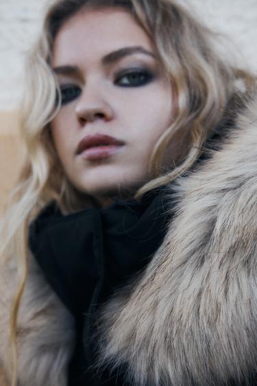 WATER AND WIND-RESISTANT ANORAK - Black by Zara