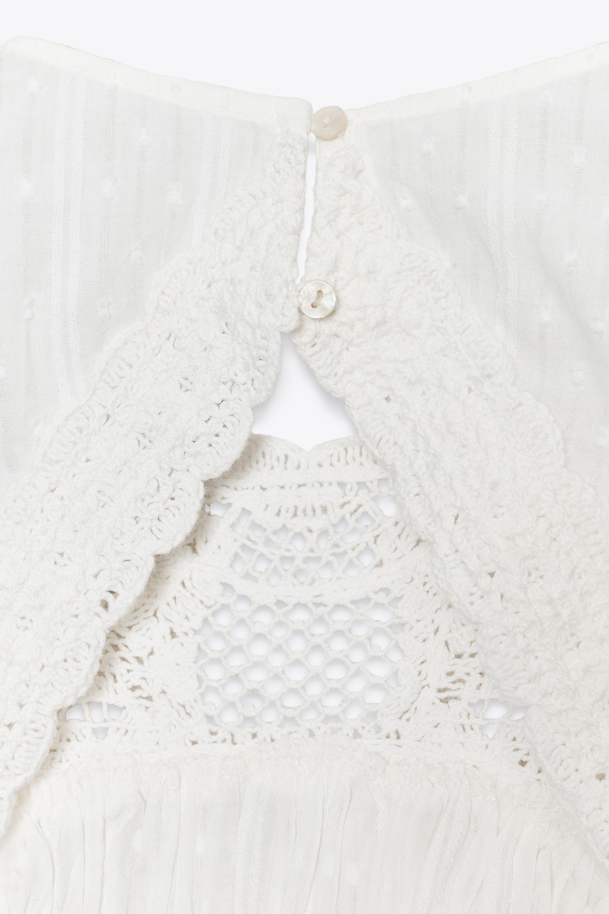 OPEN BACK CROCHET COMBINATION TOP