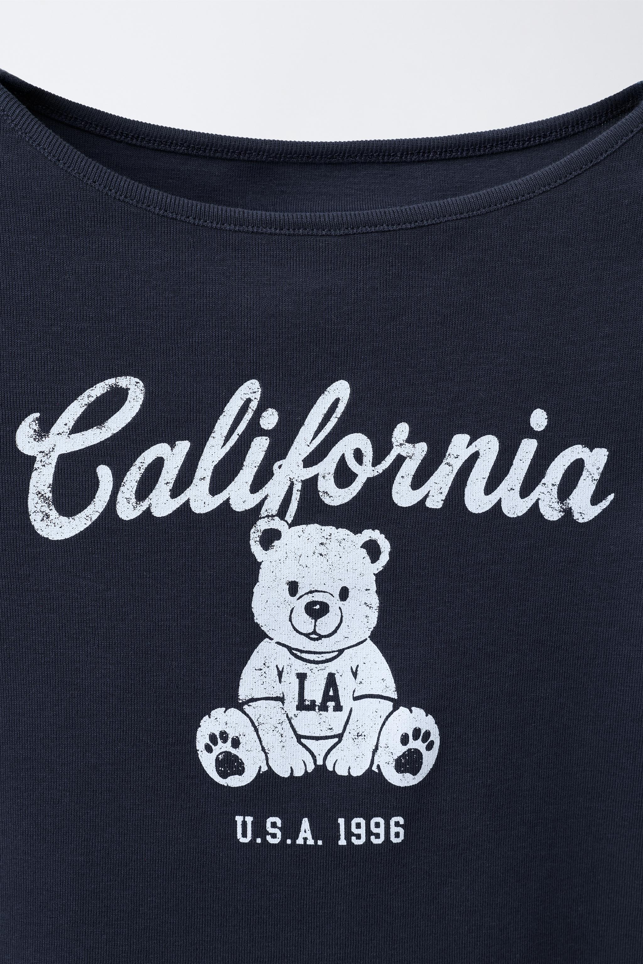 BEAR PRINT T-SHIRT