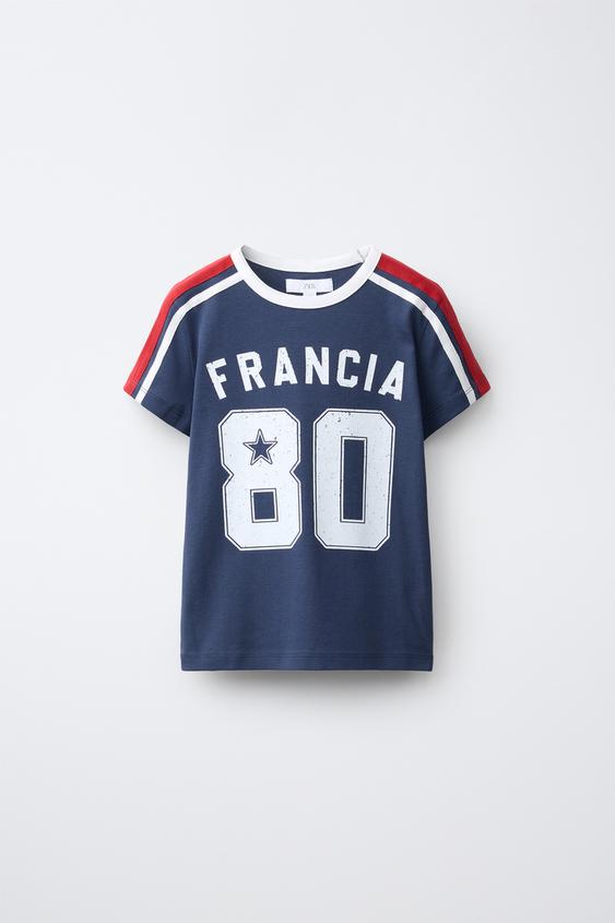 FRANCE T-SHIRT - Navy blue by Zara - Image 0
