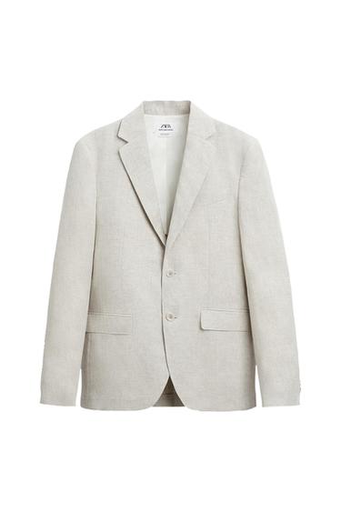 SUIT JACKET IN 100% LINEN