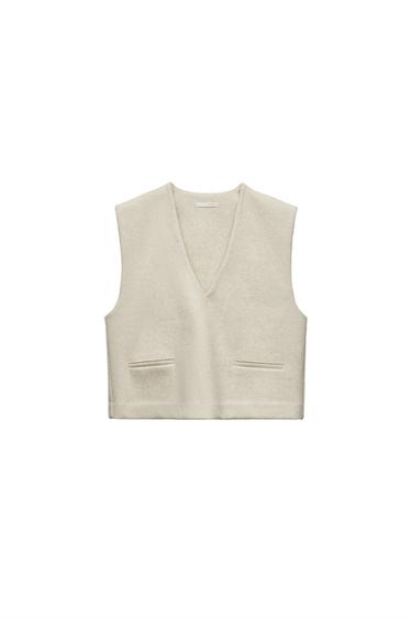SOFT V-NECK WAISTCOAT
