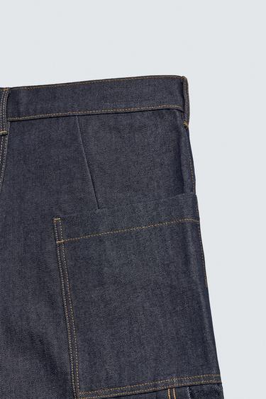 JORTS EN DENIM RELAXED FIT - Indigo de Zara - Image 10